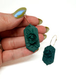 Lilith Floral Dangles - Forest
