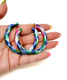 Becca Hoops - Rainbow Prism (multiple sizes)
