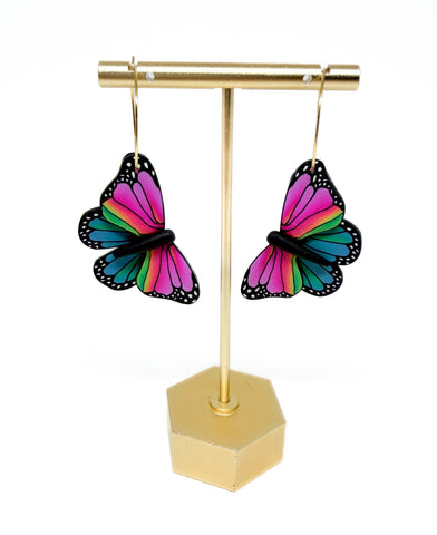 Rainbow Butterfly Dangles