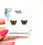 Monarch Butterfly Studs