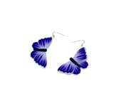 Butterfly Dangles:  Blue/Purple Ombre