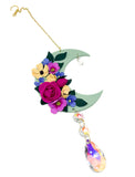 Floral Moon Sun Catcher Wall Hanging Five