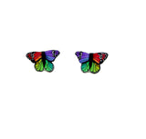 Butterfly Studs - Rainbow v.2