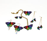 Rainbow Butterfly Necklace v.2