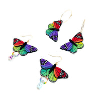 Rainbow Butterfly Dangles v.2