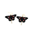 Floral Couture Moth Dangles