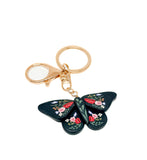 Floral Couture Moth Keychain/Bag Charm