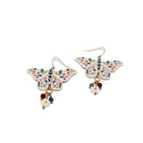 Summer Floral Moth Dangles