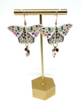 Summer Floral Moth Dangles