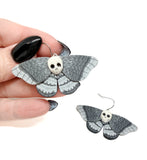Skull Moth Dangles