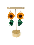 Sunflower & Leaf Dangles