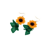 Sunflower & Leaf Dangles