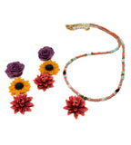 Autumn Flower Chain Dangles
