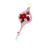 Candy Cane Floral Christmas Ornament   PRE ORDER