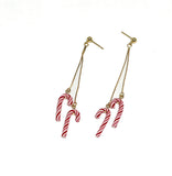 Double Candy Cane Dangles