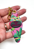 F*ck the Patriarchy Keychain - Colorful Jungle