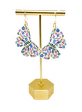 Sweet Floral Butterfly Dangles