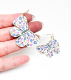 Sweet Floral Butterfly Dangles