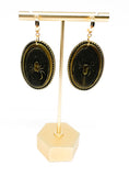 Gilded Spider Earrings