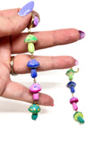 Colorful Mushroom Chain Earrings