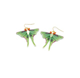 Luna Moth Dangles