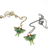 Luna Moth Necklace