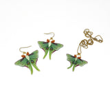 Luna Moth Necklace