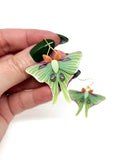Luna Moth Dangles