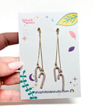 Double Rainbow Candy Cane Dangles