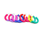 Color Blocked Hoops - Small