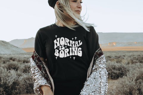 Normal is Boring Graphic Tee