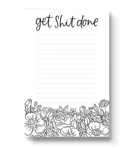 Get Shit Done Extra Large Post-It® Notes 4x6 in. – Hillside Studio