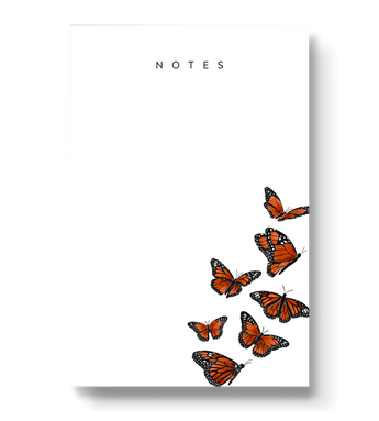 Flying Butterflies Notepad, 4x6 in.