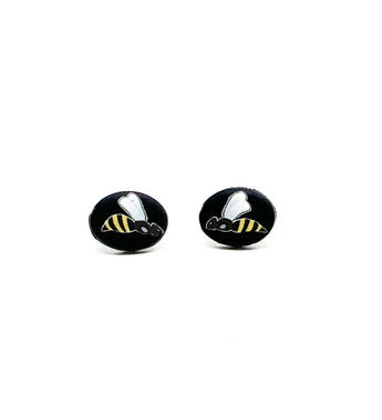 Bee Clay Studs