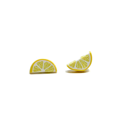 Lemon Slice Clay Studs