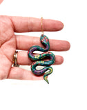 Anya Snake Earrings - Winter Garden