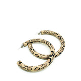 Becca Hoops - Leopard Print