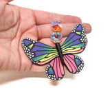 Rainbow Butterfly Ornament