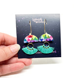 Parker Earrings - Rainbow Prism